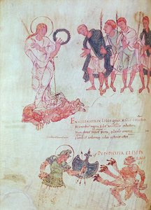 Fol.15.083 z Psychomachie od Prudentia od French School