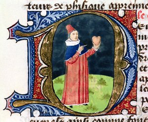 Fol.38v The Heart, z Traite de Medecine od Aldebrande de Florence, 1356 od French School
