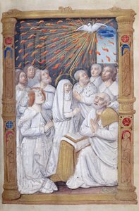 Fol. 48 r Letnice, z hodin v užívání Říma od French School