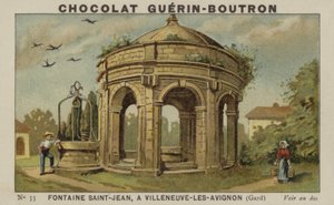 Fontána Saint-Jean, ve Villeneuve-les-Avignon, Gard od French School