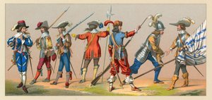Kostým Francie XVII-XVIII století od French School