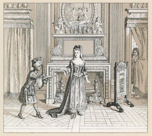 Kostým Francie XVII. centu od French School