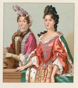 Kostým Francie XVII. centu od French School