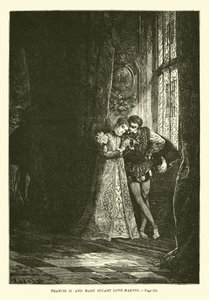 Milování Františka II. a Marie Stuartovny od French School