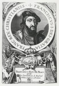 František I. Francouzský (rytina) od French School
