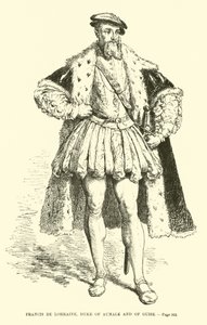 Francis de Lorraine, vévoda z Aumale a Guise od French School