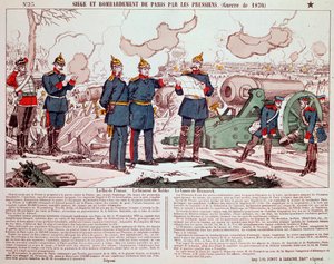Franco-Prussian War: The Siege and the Bombardment of Paris od French School