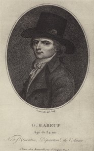 Francois-Noel Babeuf, francouzský revoluční politický agitátor a novinář od French School