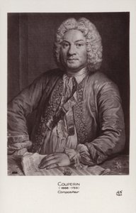 Francois Couperin , francouzský barokní skladatel, varhaník a cembalista (1668-1733) od French School