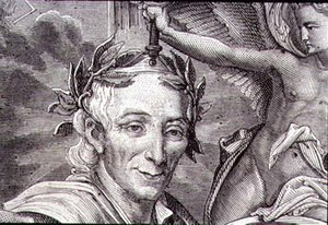 Francois Marie Arouet de Voltaire (1694-1778) (rytina) od French School