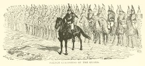 Francouzští Curassiers of the guard (rytina) od French School