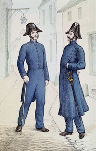Francouzští policisté kolem roku 1829-30 od French School