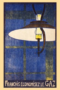 Französisch: "Gas sparen" - Plakat der Stadt Paris