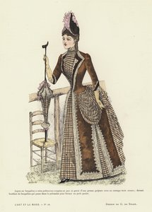 Francouzská módní deska, 1885-86 od French School