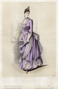 Francouzská módní deska, konec 19. století od French School