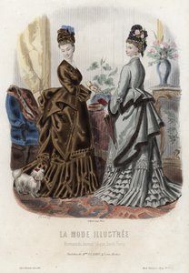 Francouzská módní deska, konec 19. století od French School