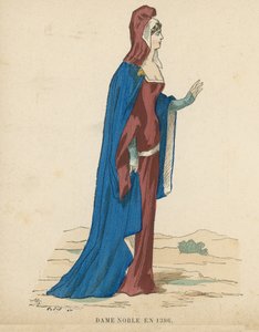 Francouzská šlechtična, 1386 od French School