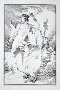 Frontispis z filmu „Inkové, aneb Zkáza říše Peru“ od Jean-Francoise Marmontela od French School