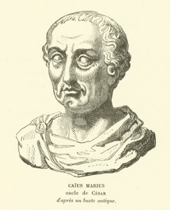 Gaius Marius, strýc Julia Caesara (rytina) od French School