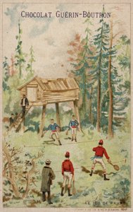 tenisová hra (chromolitho) od French School