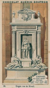 Gaspard de Coligny, admirál, 1517-1572, postavená rue de Rivoli od French School
