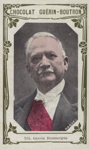 Gaston Doumergue (barevná fotografie) od French School
