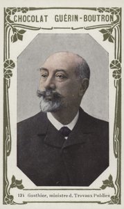 Gauthier, ministr veřejných prací (barevné foto) od French School