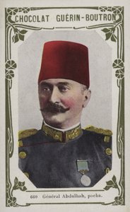 Generál Abdulhah, pacha (barevná fotografie) od French School