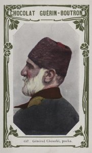 Generál Chourki, pacha (barevná fotografie) od French School