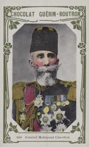 Generál Mahmoud Chevfket (barevná fotografie) od French School