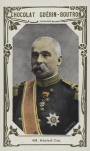General Pau (barevná fotografie) od French School