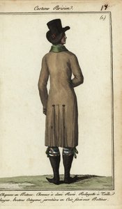 Pán v dlouhém jezdeckém kabátě od French School