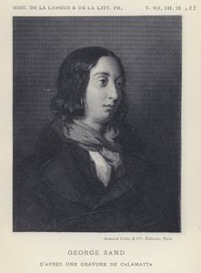 George Sand (litho) od French School