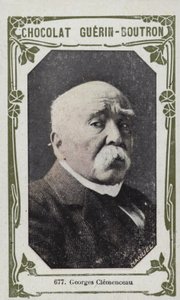 Georges Clemenceau (barevná fotografie) od French School