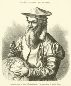Gerard Mercator (rytina) od French School