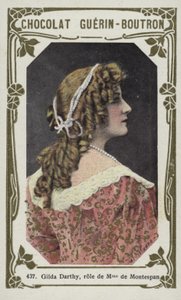 Gilda Darthy, role de Madame de Montespan (barevné foto) od French School