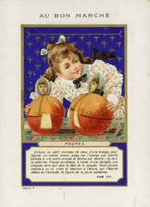 Dívka si hraje s Rolling Dolls, Poupee od French School