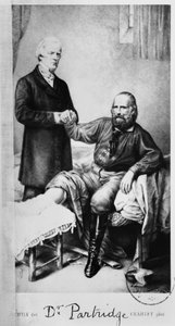 Giuseppe Garibaldi (1807-82) s doktorem Partridgem, kolem roku 1862 od French School