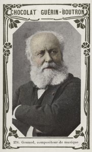 Gounod, hudební skladatel (barevná fotografie) od French School