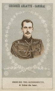 Velkokníže Paul-Alexandrovič, čtvrtý bratr cara od French School