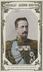 Velkovévoda Nicolas Nicolaievitch (barevná fotografie) od French School