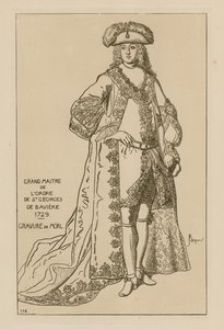 Velmistr Řádu sv. Jiří Bavorský, 1729 od French School