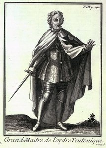 Velmistr Řádu německých rytířů, ilustrace z 