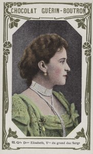 Velkovévodkyně Elisabeth, vdova po velkovévodovi Sergeovi (barevné foto) od French School