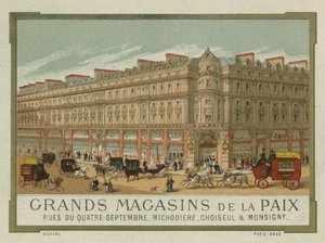 Grands Magasins de la Paix, Paříž od French School