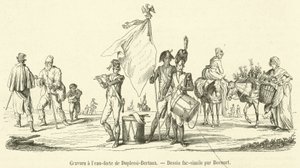 Lept od Duplessi-Bertaux (rytina) od French School