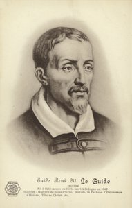 Guido Reni, italský malíř (litografie) od French School