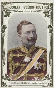 Wilhelm II., německý císař (barevné foto) od French School