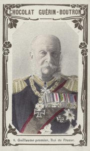 Vilém I., král pruský (barevné foto) od French School