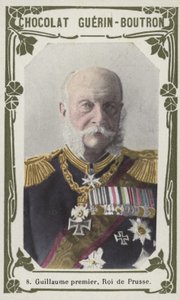 Vilém I., král pruský (barevné foto) od French School